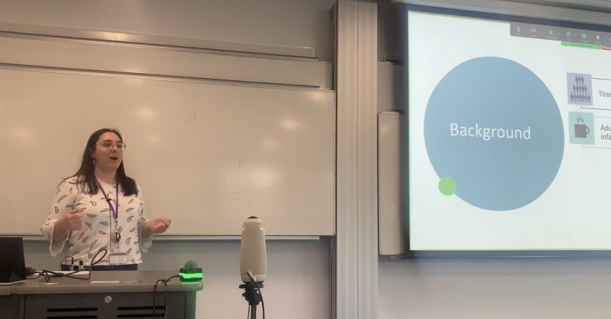 Giulia D'Avino (@giuliadavino19) on Twitter photo A couple days ago I presented our new tiredness questionnaire at the #CIMRCYP24 conference. I had an amazing time and was truly inspired by the variety of research presented. Thank you to the conference organisers, especially <a href="/JessicaHirst18/">Jessica Hirst</a> & <a href="/lindarrighi/">βΏ π»ππππ βΏ</a> for an incredible day! A couple days ago I presented our new tiredness questionnaire at the #CIMRCYP24 conference. I had an amazing time and was truly inspired by the variety of research presented. Thank you to the conference organisers, especially <a href="/JessicaHirst18/">Jessica Hirst</a> & <a href="/lindarrighi/">βΏ π»ππππ βΏ</a> for an incredible day!