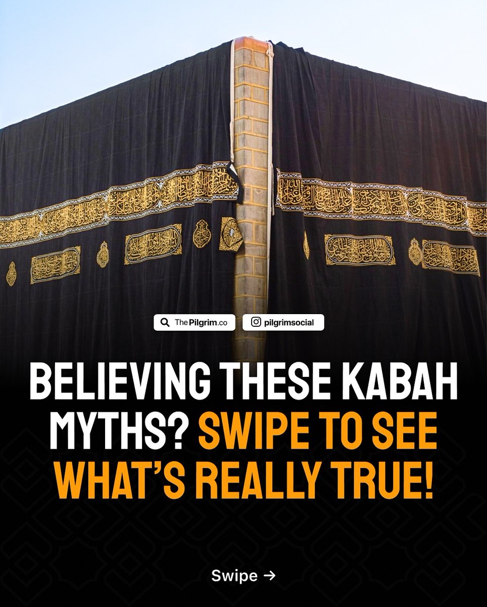 Believing these Kaabah myths? Swipe to see what's really true! ⬇️ 

THREAD 🪡