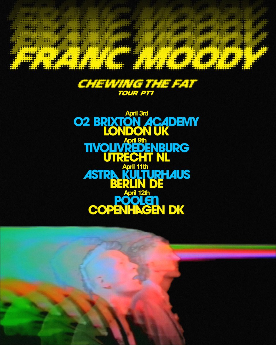 ON SALE NOW 🫶
linktr.ee/FrancMoodyTour