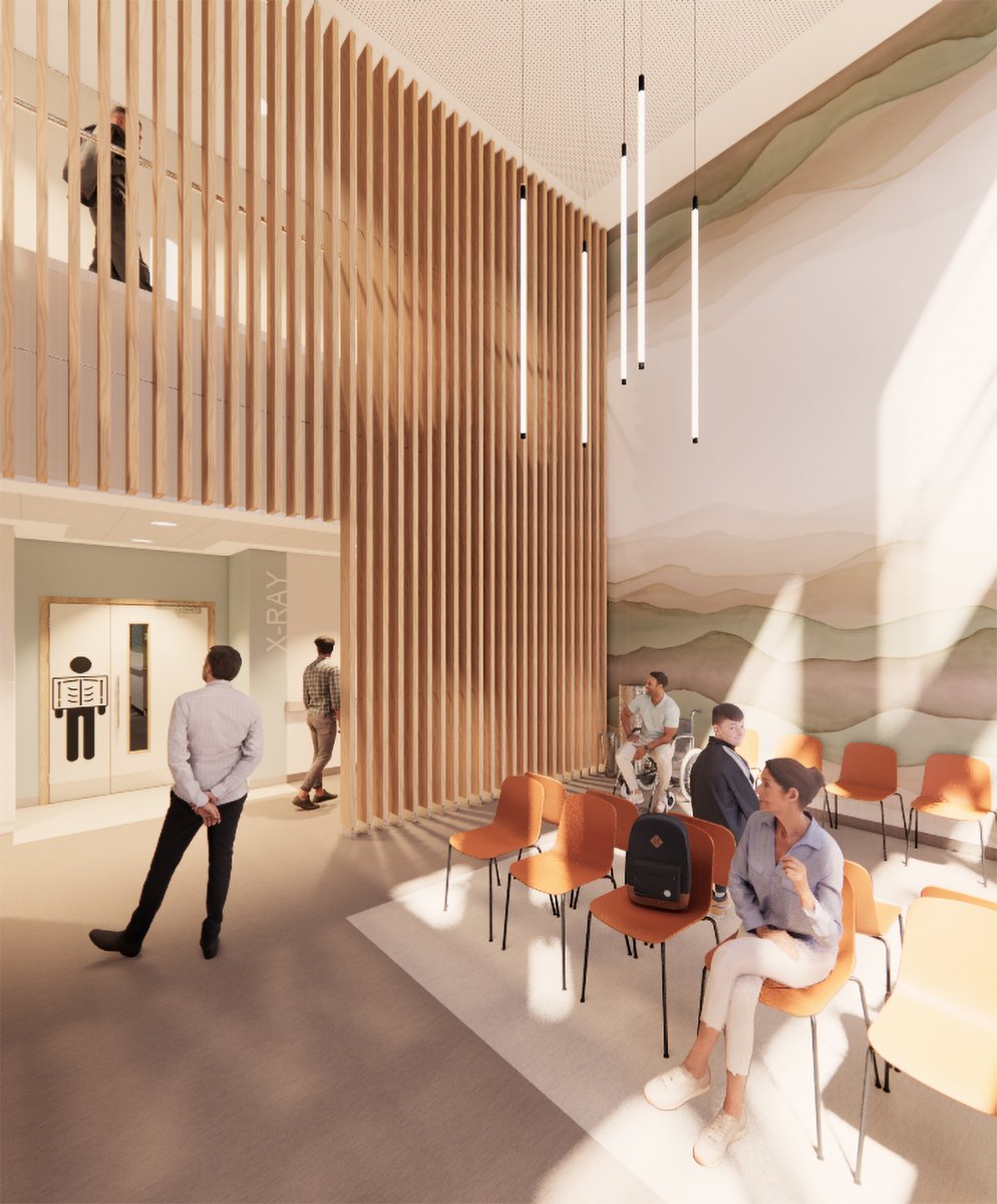 Work has begun on our energy-efficient #CDC for <a href="/WyeValleyNHS/">Wye Valley NHS Trust</a>, designed with Architype to #Passivhaus principles. The welcoming building provides a calming and reassuring environment for diagnostic imaging and testing. Read more here: medicalarchitecture.com/work-starts-on… | #healthcaredesign