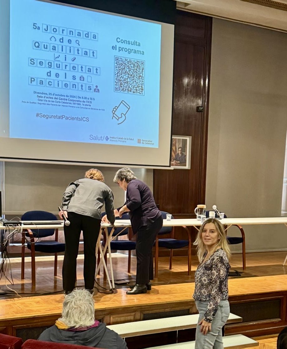 Mónica León Berrar (@monicaleonbe) on Twitter photo Avui a la Jornada de QiS del Pacient. A EAP Sant Antoni presentem a la darrera part de la Jornada. Treballem per la QiS dels ciutadans
#qualitatiseguretat#atencioprimaria
<a href="/fanlo5/">Gemma Fanlo 🅰️1️⃣ 🔜‼️📢</a> <a href="/icscat/">ICS. Generalitat</a> <a href="/primariaicscat/">Atenció Primària i a la Comunitat de l'ICS</a> <a href="/AIFICC/">AIFICC</a> <a href="/___Emac/">Eva Mª Arroyos</a> Avui a la Jornada de QiS del Pacient. A EAP Sant Antoni presentem a la darrera part de la Jornada. Treballem per la QiS dels ciutadans
#qualitatiseguretat#atencioprimaria
<a href="/fanlo5/">Gemma Fanlo 🅰️1️⃣ 🔜‼️📢</a> <a href="/icscat/">ICS. Generalitat</a> <a href="/primariaicscat/">Atenció Primària i a la Comunitat de l'ICS</a> <a href="/AIFICC/">AIFICC</a> <a href="/___Emac/">Eva Mª Arroyos</a>
