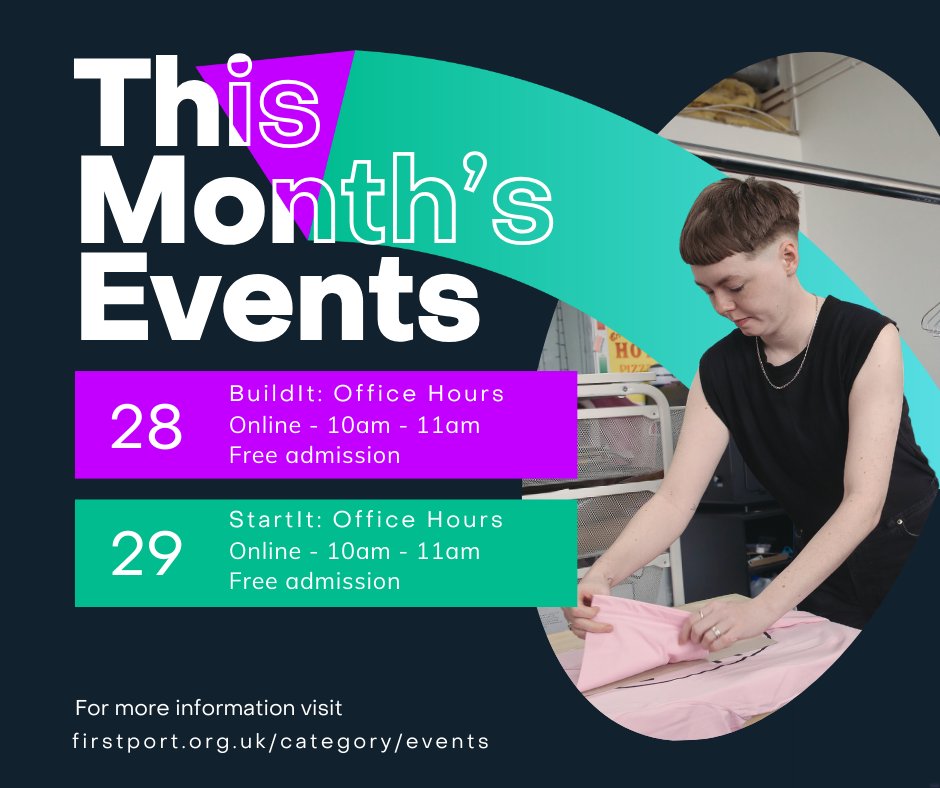 Firstport's tweet image. As a Social Enterprise, we know it can be confusing and daunting.   

We have designed a series of upcoming events called Office Hours to help you demystify all the jargon and criteria for applying for funding.  

#socialenterprise #socent