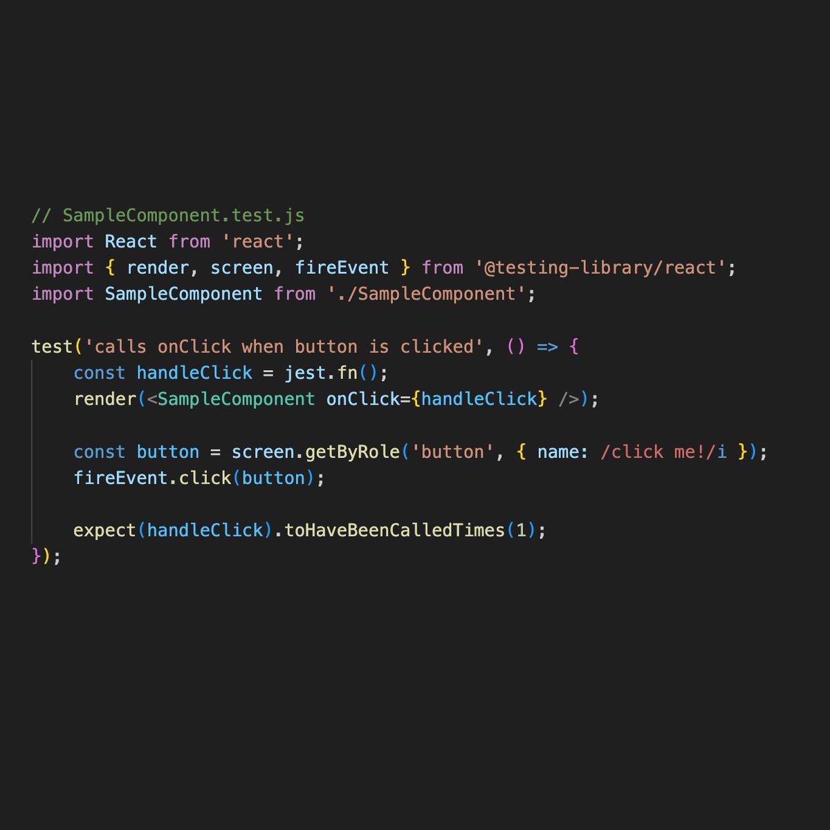 salugari_'s tweet image. 🔥 Day 20 of UNLOCKING REACT : Testing with React Testing Library! 🔥

👉Ensuring the reliability of components is crucial. We can build resilient apps that enhance user experience by focusing on user interactions.

#React #ReactTestingLibrary #webdeveloper #Code #WebDevelopment