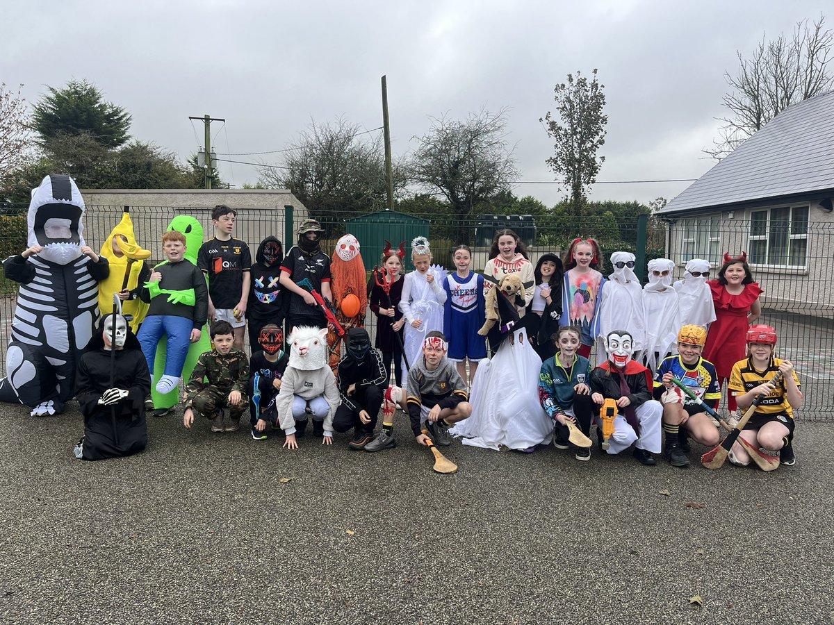 Some spooky creatures in 5th Class today. Happy Halloween to everyone! 🎃👻💀<a href="/RathnureNS/">Rathnure NS</a>