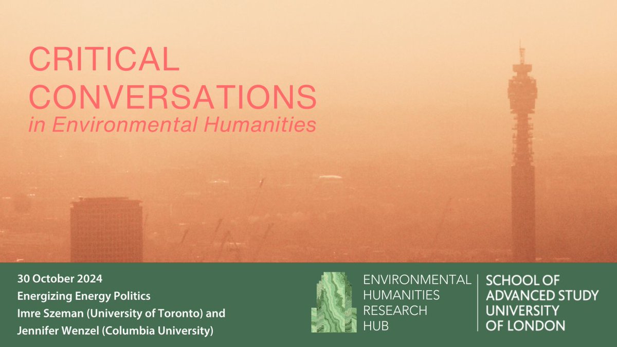 Gianfranco Selgas (@gselgas.bsky.social) (@gianselgas) on Twitter photo “Energizing Energy Politics” on Oct 30, 4-5 pm (UK time)! @szemanimre (<a href="/UTSC/">University of Toronto Scarborough</a>) & Jennifer Wenzel (<a href="/Columbia/">Columbia University</a>) will discuss climate action and energy transition. Excited to co-host this event with <a href="/jpinheirodias/">Jamille Pinheiro Dias</a> (<a href="/SASNews/">School of Advanced Study, University of London</a>). Register for Zoom link! sas.ac.uk/news-events/ev… “Energizing Energy Politics” on Oct 30, 4-5 pm (UK time)! @szemanimre (<a href="/UTSC/">University of Toronto Scarborough</a>) & Jennifer Wenzel (<a href="/Columbia/">Columbia University</a>) will discuss climate action and energy transition. Excited to co-host this event with <a href="/jpinheirodias/">Jamille Pinheiro Dias</a> (<a href="/SASNews/">School of Advanced Study, University of London</a>). Register for Zoom link! sas.ac.uk/news-events/ev…