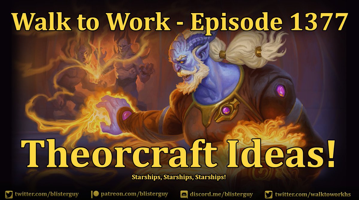 Episode 1377 - Theorycraft Ideas! 
hearthstonecommute.libsyn.com
#Hearthstone