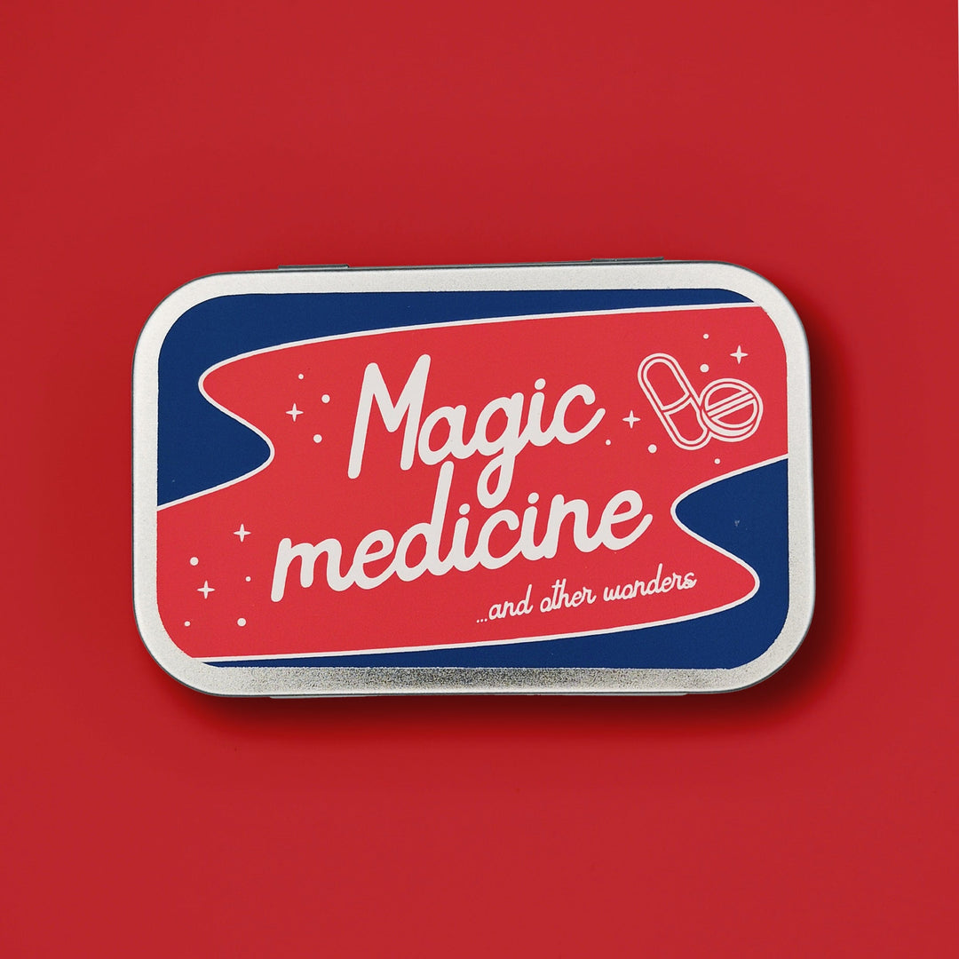 fightypants's tweet image. Your go-to tin for all the little things that get you through the day. Small, handy, and full of good vibes.

Grab yours here: fightypants.com/products/magic…

#FightyPants #MagicMedicine