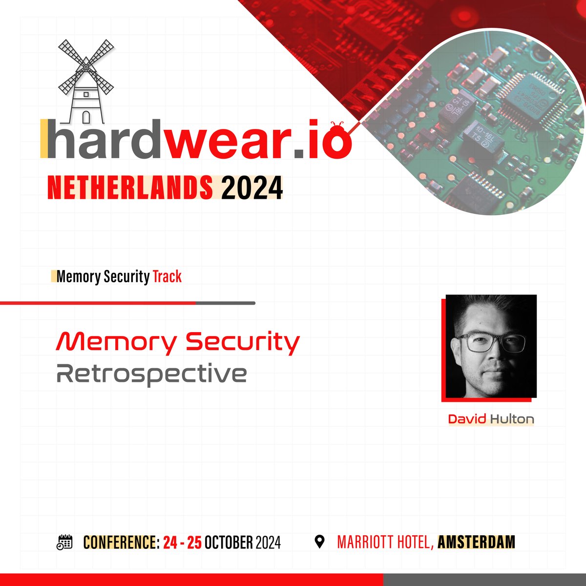 hardwear_io's tweet photo. 🖥️ Memory has long been treated as a black box optimized for cost, often at the expense of security and reliability.
💡 @0x31337 at #hw_ioNL2024 explore how these trade-offs have led to vulnerabilities like #rowhammerattacks & device cloning
👉 https://t.co/0HTBcLUSE1
#memsec https://t.co/Qs0K6Qhxxf
