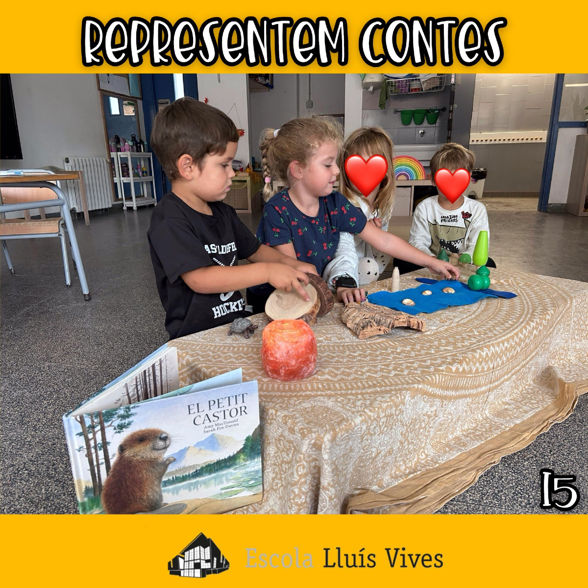 La representació oral dels contes és una activitat que ajuda els infants a desenvolupar el llenguatge, la creativitat i la confiança per parlar en públic. A més, afavoreix la comprensió de les emocions i la cooperació amb els altres, creant aprenentatges divertits i significatius