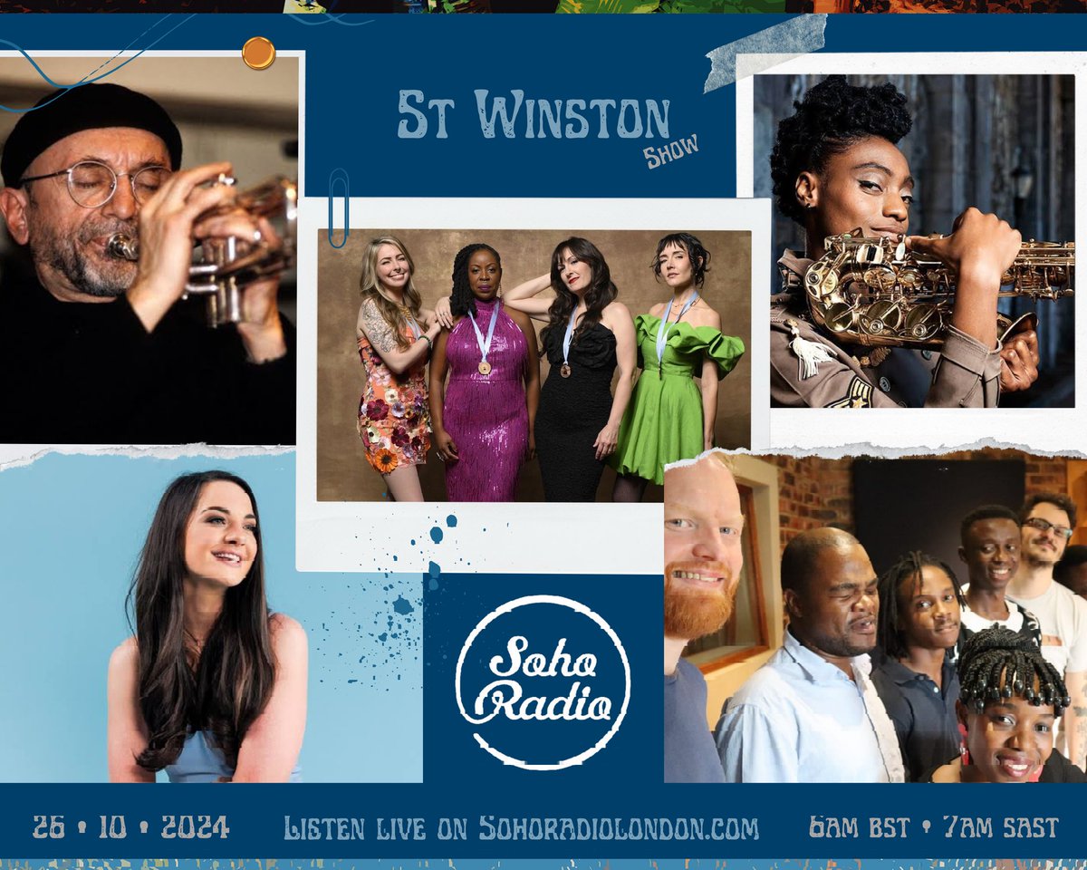 St Winston (@stwinstonmusic) on Twitter photo Join me this Saturday morning, October 26th, at 6 AM (GMT+1) / 7 AM (GMT+2) for a captivating new episode on <a href="/sohoradio/">Soho Radio</a>!
I’ll be spinning two hours of exquisite jazz that promises to soothe your soul.
Tune in live at Sohoradiolondon.com 📻 Join me this Saturday morning, October 26th, at 6 AM (GMT+1) / 7 AM (GMT+2) for a captivating new episode on <a href="/sohoradio/">Soho Radio</a>!
I’ll be spinning two hours of exquisite jazz that promises to soothe your soul.
Tune in live at Sohoradiolondon.com 📻