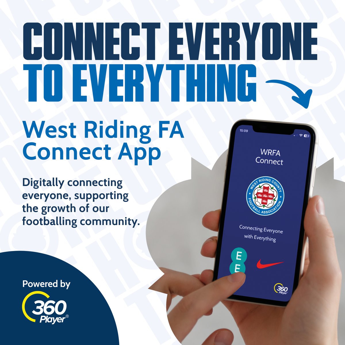 Introducing WRFA Connect! ⚽

The app that connects everyone to everything 📲

START YOUR JOURNEY HERE👇
🔗 tinyurl.com/WRFA-Connect 🔗

#WRFAConnect #GrassrootsFootball