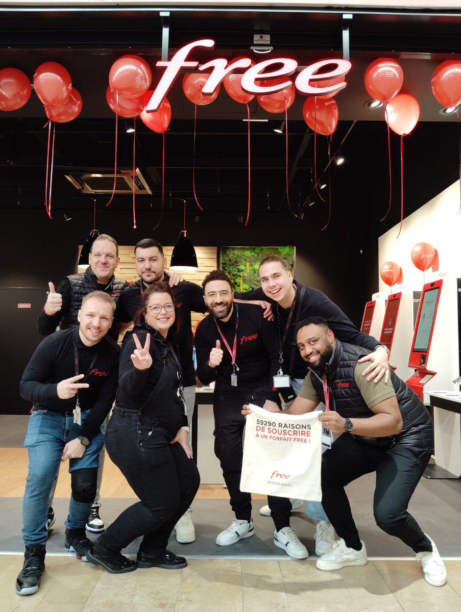 Nord : impatients de vous accueillir dans votre toute nouvelle boutique #Free à #Wasquehal 🤗
📍maps.app.goo.gl/bPFFQJYXPSZB11…