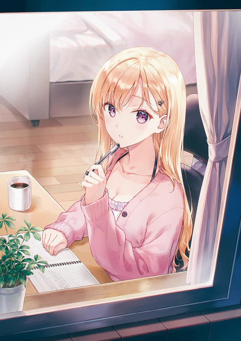 TVアニメ『#義妹生活』Blu-ray&amp;DVD第1巻は今日10月25日発売です!特典アウターケースを描かせていただきました!小説12巻とともにどうぞよろしくお願いします〜! 