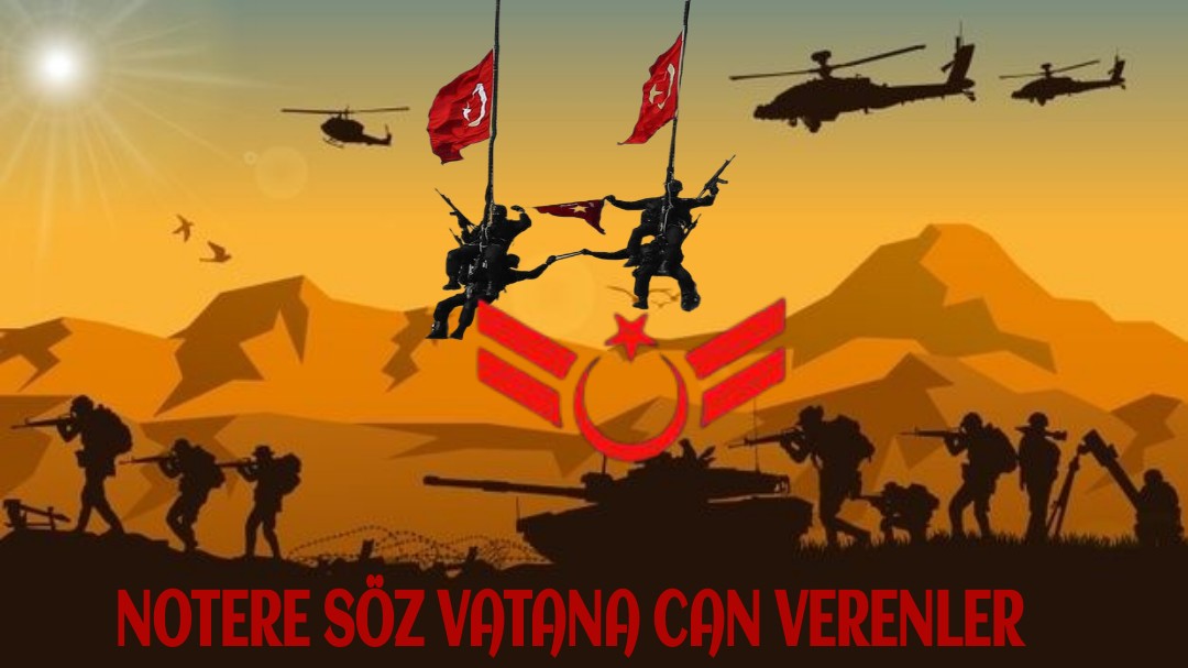 Var Olsun,Türk Silahlı Kuvvetleri 
Güçlü Ordu Güçlü Türkiye 
#UzmanÇavuş lar
<a href="/alitilkici38/">Ali Tilkici 🇹🇷</a> <a href="/RTErdogan/">Recep Tayyip Erdoğan</a>
#NotereSözVatanaCanVerdik Sayın Devlet Büyüklerimiz38