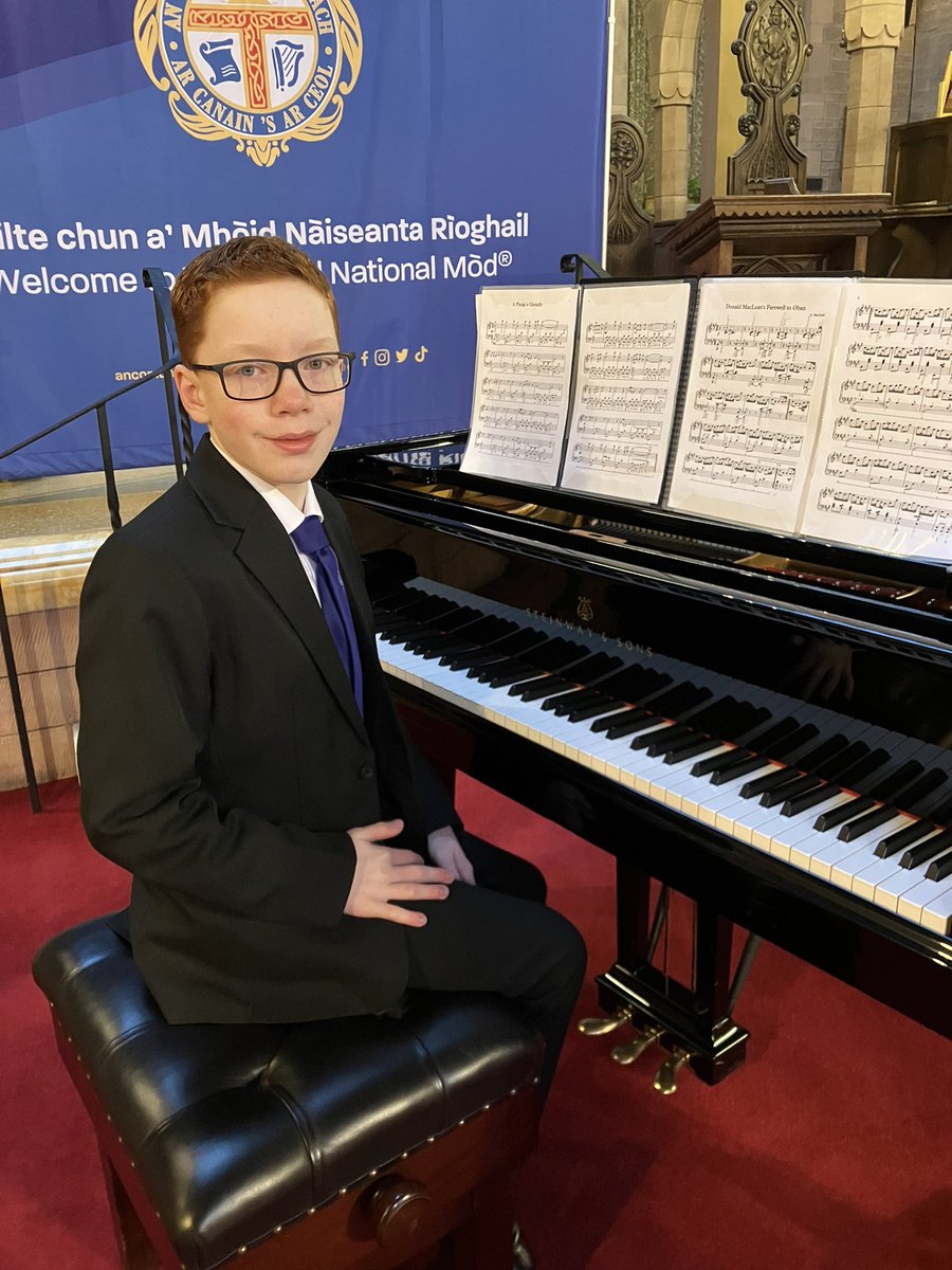 CHS Music (@carlukehs_music) on Twitter photo Congratulations to Alistair (S1) on coming 1st place in the The Royal National Mod
Oban 2024 (Piano Under 13s) last Saturday. Amazing achievement! ⭐️🎹🎶 #music #performing #character #confidence <a href="/CarlukeHS/">Carluke High School</a> <a href="/NationalMod/">Mòd Nàiseanta Rìoghail ¦ Royal National Mòd</a> Congratulations to Alistair (S1) on coming 1st place in the The Royal National Mod
Oban 2024 (Piano Under 13s) last Saturday. Amazing achievement! ⭐️🎹🎶 #music #performing #character #confidence <a href="/CarlukeHS/">Carluke High School</a> <a href="/NationalMod/">Mòd Nàiseanta Rìoghail ¦ Royal National Mòd</a>