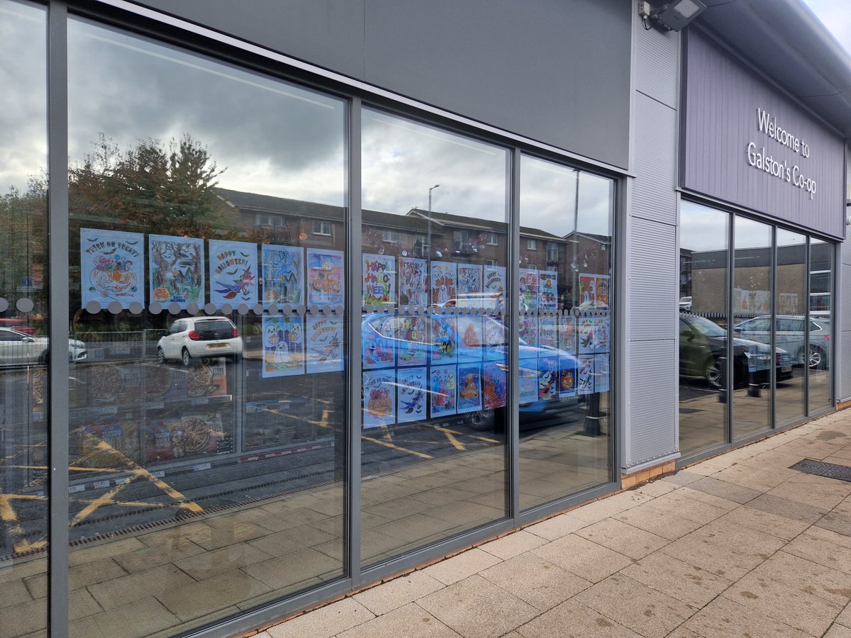 Thank you to the Co-Op in Galston for allowing us to participate in the Halloween Competition. Our prize winners were so excited to receive their prizes this week  #competition #halloween2024