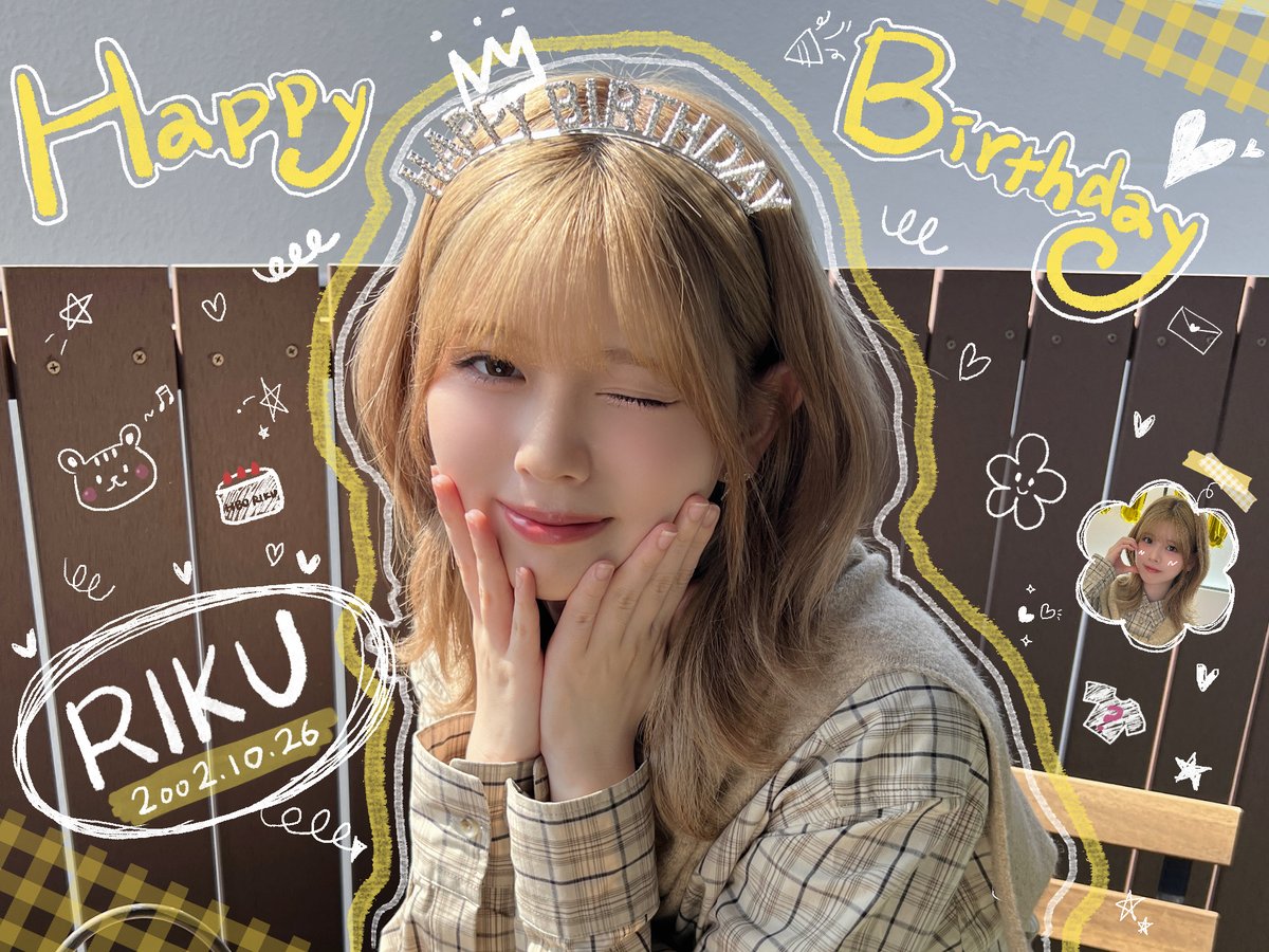 - 𝟐𝟎𝟐𝟒.𝟏𝟎.𝟐𝟔 -
＿＿＿＿＿＿＿＿＿＿＿＿＿＿＿＿
💛𝐇𝐀𝐏𝐏𝐘 𝐁𝐈𝐑𝐓𝐇𝐃𝐀𝐘 𝐑𝐈𝐊𝐔💛
￣￣￣￣￣￣￣￣￣￣￣￣￣￣￣￣

#NiziU #니쥬 #RIKU
#HappyRIKUday #WithU