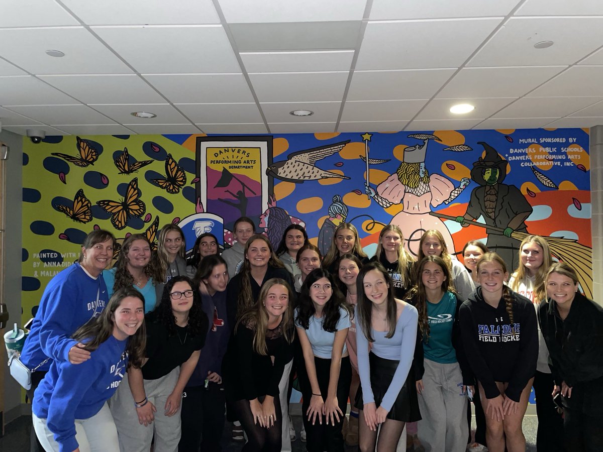 Falcons supporting their musically talented teammates at A Cappella Fall Jam last night!