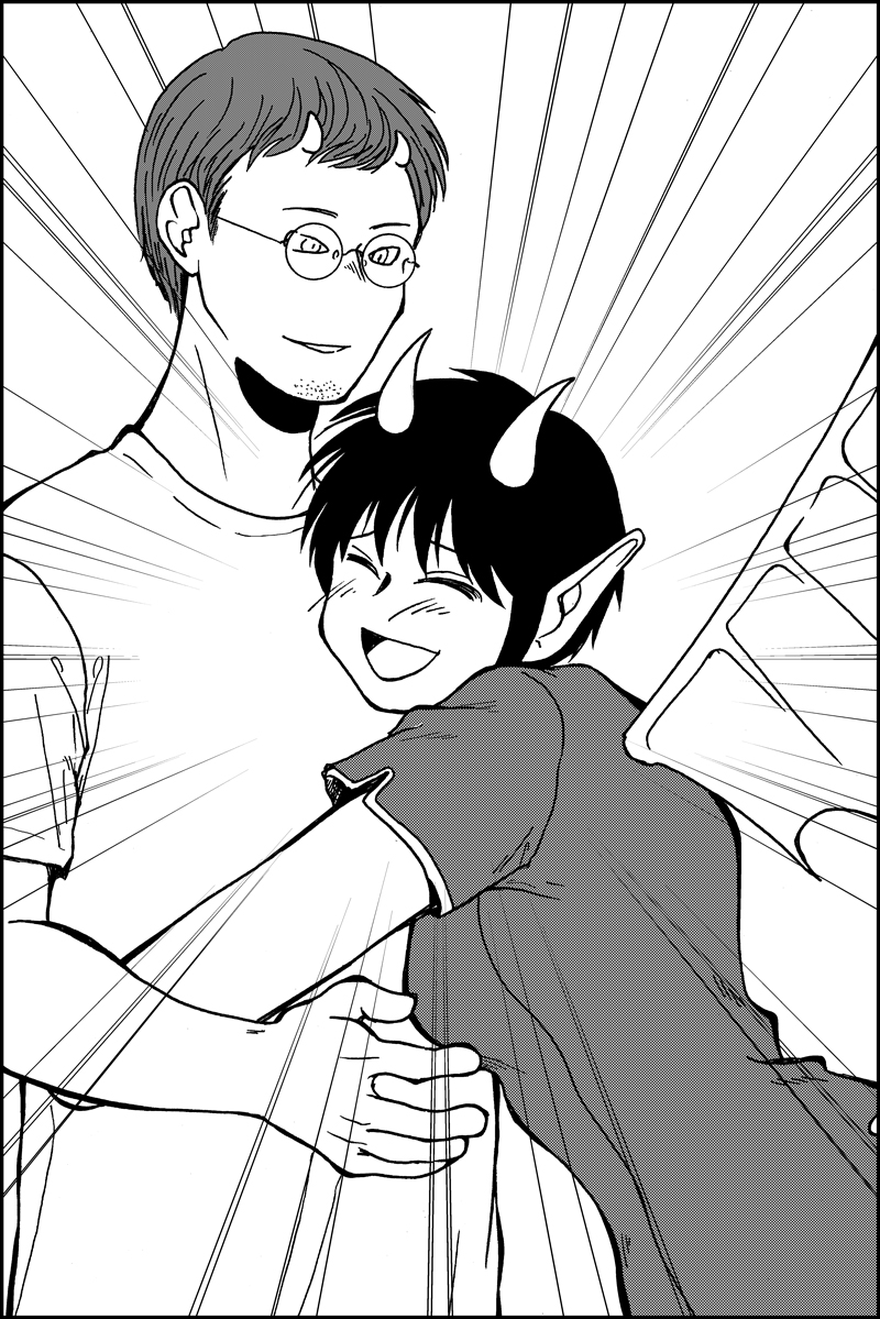 可愛い悪魔に願いを叶えてもらう男の話(全4話) #漫画が読めるハッシュタグ
第四話(3/5) 