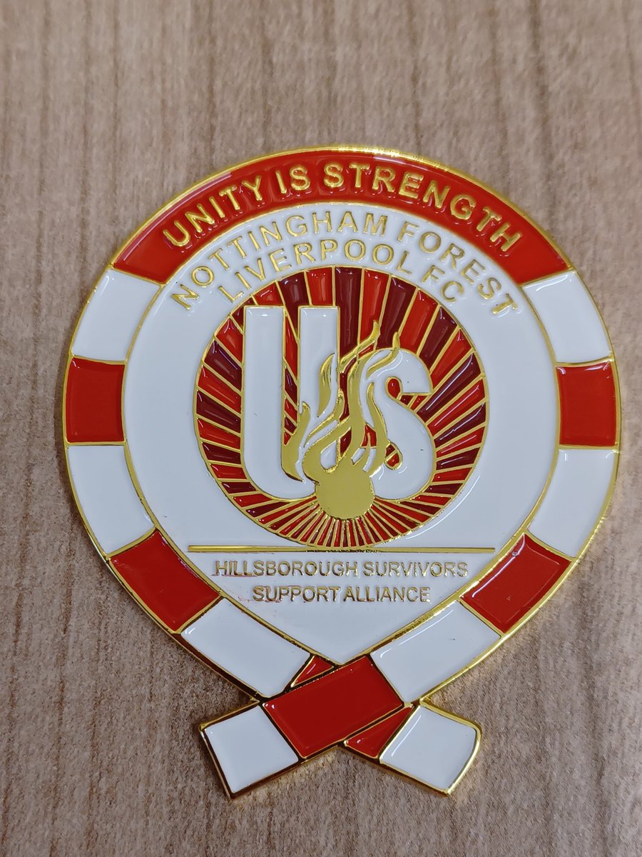 Paul Willey (@liverpoolbadges) on Twitter photo Sample badge arrived today..
Joint LFC & NFFC Unity badge. <a href="/HillsboroughSu1/">HSA-Hillsborough Survivors Support Alliance CIC</a> <a href="/ForestHSA/">NFFC Hillsborough Survivors Support Alliance (HSA)</a>
It is a very nice size!
Once they arrive both <a href="/HillsboroughSu1/">HSA-Hillsborough Survivors Support Alliance CIC</a> and <a href="/ForestHSA/">NFFC Hillsborough Survivors Support Alliance (HSA)</a> will be sent them to raise vital funds for their ingoing work. Sample badge arrived today..
Joint LFC & NFFC Unity badge. <a href="/HillsboroughSu1/">HSA-Hillsborough Survivors Support Alliance CIC</a> <a href="/ForestHSA/">NFFC Hillsborough Survivors Support Alliance (HSA)</a>
It is a very nice size!
Once they arrive both <a href="/HillsboroughSu1/">HSA-Hillsborough Survivors Support Alliance CIC</a> and <a href="/ForestHSA/">NFFC Hillsborough Survivors Support Alliance (HSA)</a> will be sent them to raise vital funds for their ingoing work.