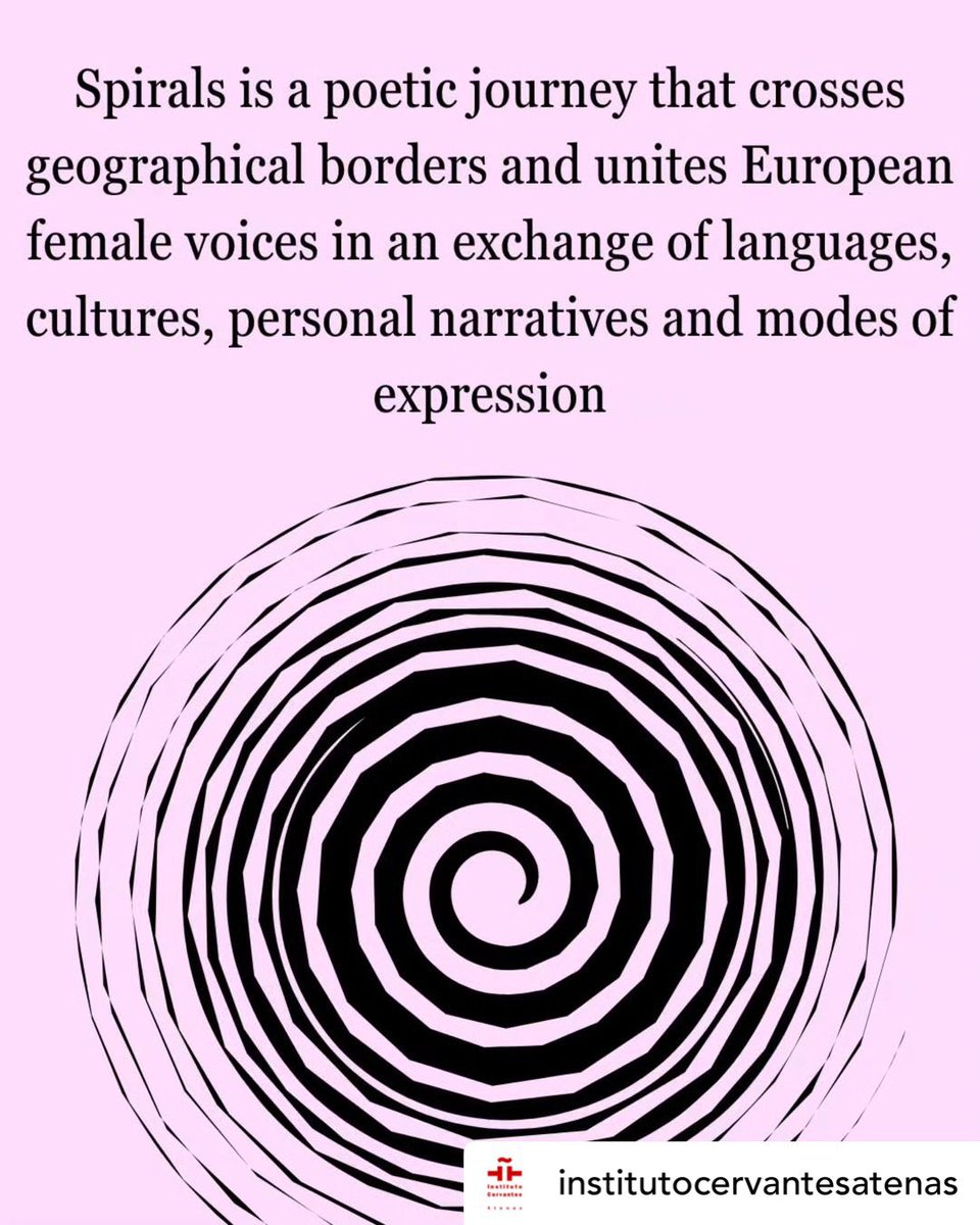 PartSuspended's tweet photo. ☄️book launch: “SPIRALS: A Multilingual poetry &amp; art anthology” 🌀Many thanks to @ICAtenas for their hospitality! &amp; a big thanks to those who joined us last night!#spiralsps 
🌀 https://t.co/TaSGMW07QP https://t.co/MHOIKRGpxP