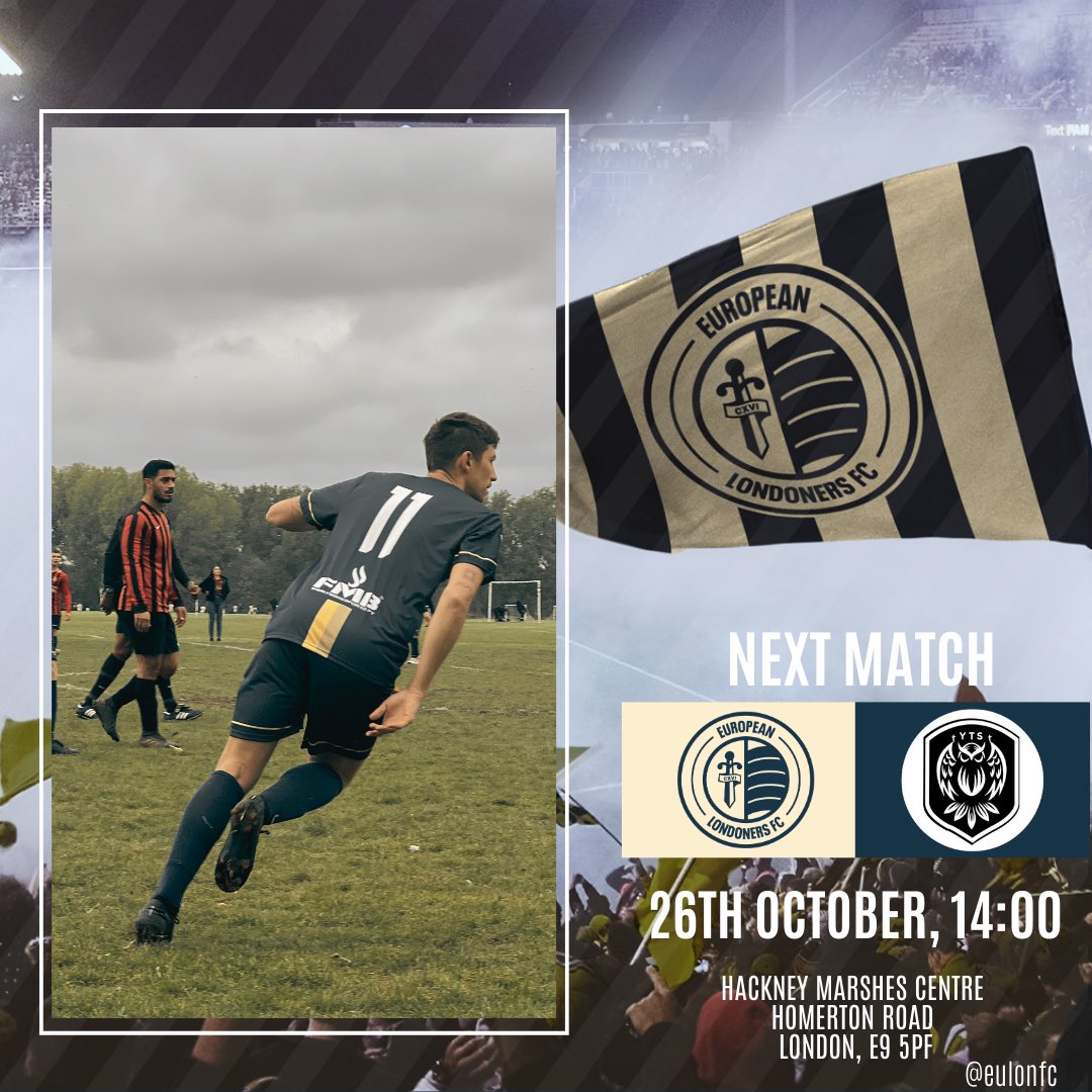 EuLonFC's tweet photo. After having a free weekend, tomorrow we face our biggest challenge of the season so far: a cup match against YTS. We're back at home and need the support of our fans more than ever. See you there! Vamos EULON!! https://t.co/twvsg8m3fs