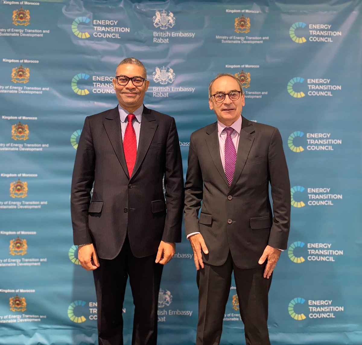 UKinMorocco's tweet photo. The Energy Transition Council dialogue in🇲🇦brought together representatives from @MTEDDMAROC and various diplomatic missions. Highlighting the collaborative climate efforts between 🇬🇧🇲🇦, fostering an engaging platform for discussions to enhance cooperation in energy and climate. https://t.co/6orp5wEUMB