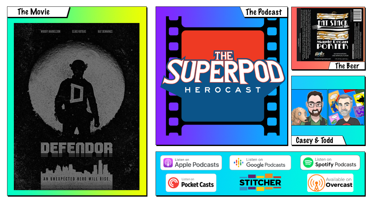 This week's podcast features a hidden gem (at least for us)Defendor 🌕
This movie admittedly took Todd &amp; Casey by surprise by how great it was &amp; we recommend you check it out BEFORE listening to the episode.
Available here:
player.captivate.fm/episode/8d5e4d…

Or wherever you catch you pod