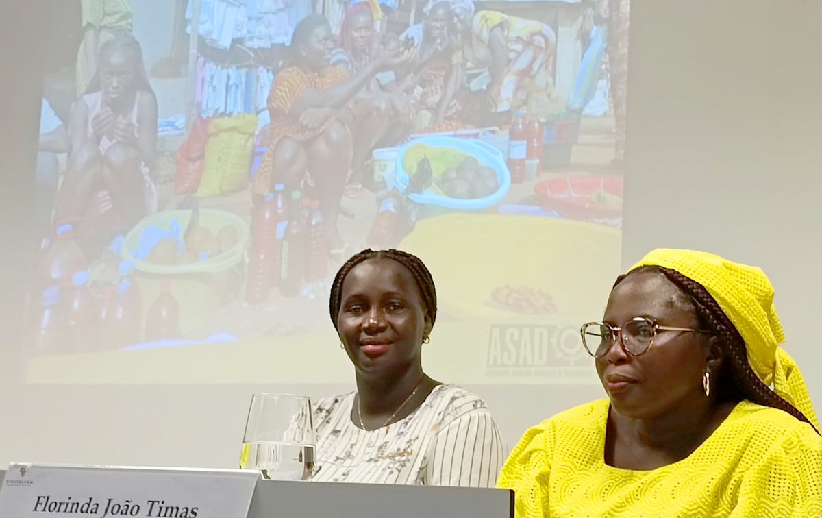 ASAD (@asociacion_asad) on Twitter photo 🌍Dos agricultoras de #GuineaBissau participaron la semana pasada en un congreso de humanidades y digitalización en #Granada! El acto, organizado por <a href="/CanalUGR/">Universidad Granada</a>, tenía el objetivo de contribuir a la cooperación con África.
Más información➡️shorturl.at/AUGzI 🌍Dos agricultoras de #GuineaBissau participaron la semana pasada en un congreso de humanidades y digitalización en #Granada! El acto, organizado por <a href="/CanalUGR/">Universidad Granada</a>, tenía el objetivo de contribuir a la cooperación con África.
Más información➡️shorturl.at/AUGzI