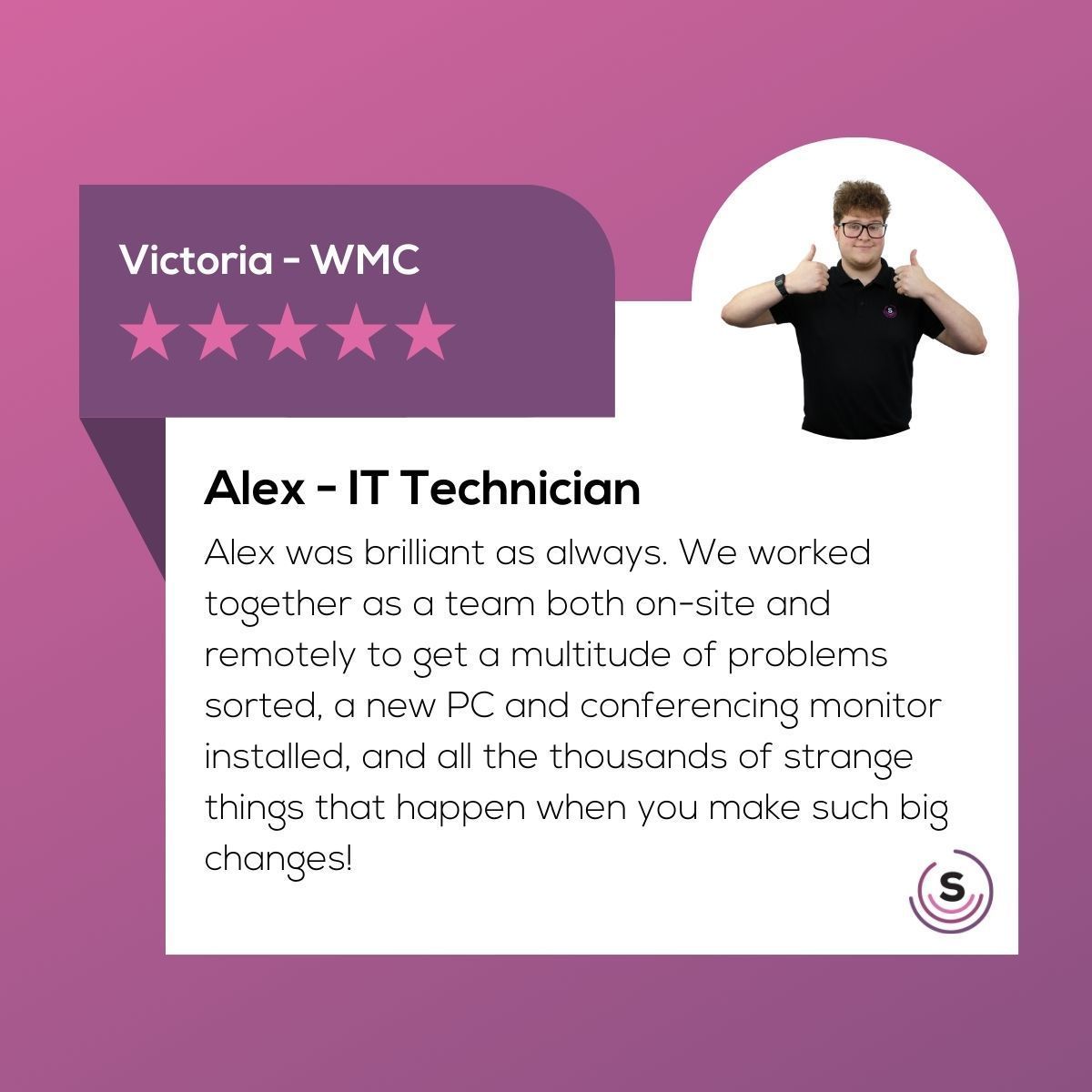🪛 Big changes can bring big challenges, but Alex was on hand to tackle them all! From installing new equipment to troubleshooting unexpected issues, he worked closely with the client to ensure everything went smoothly #feedback #testimonial