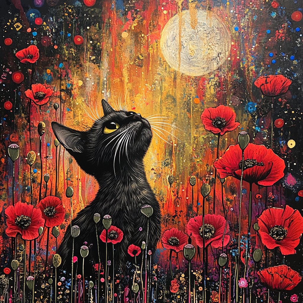 Love poppies.
#AIart