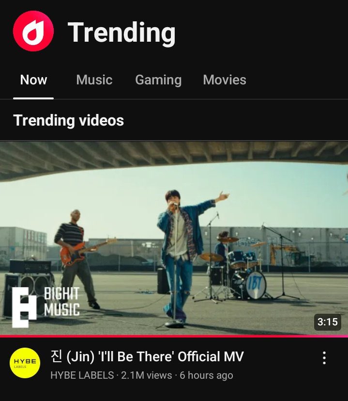 seokjinism1's tweet photo. Jin ‘I'll Be There’ Official MV is now the #1 Trending Video on YouTube United States!

IT WILL BE FIRE IN USA 🇺🇸 WE JUST KNEW IT

ILL BE THERE BY JIN
 #IllBeThereOutNow #Jin_IllBeThere #Jin_Happy #진 #Jin https://t.co/v51mYAGnGS