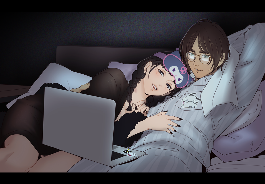 「horror movie night  」|el tiempo de dios es perfecto 🥔☁️👓のイラスト