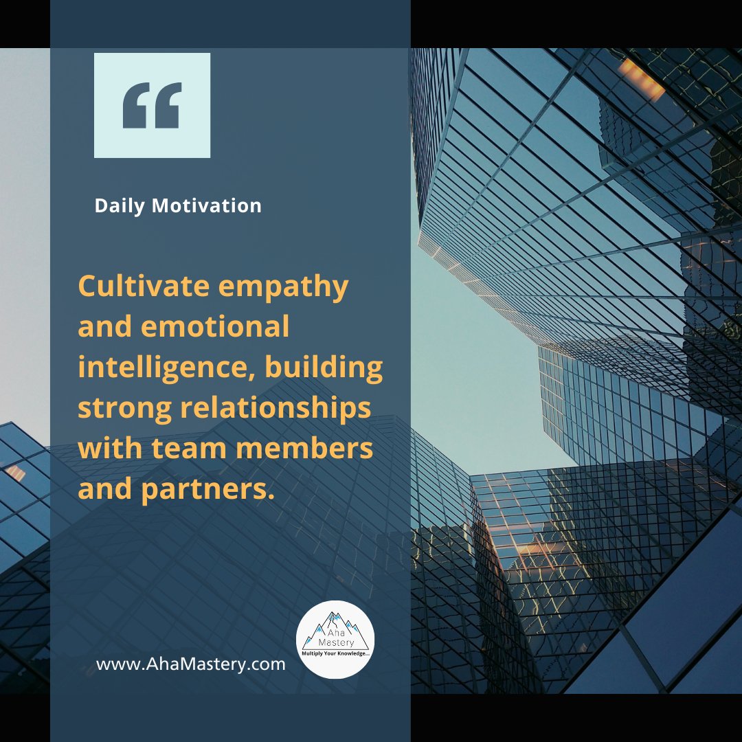 alf_marcussen's tweet image. Empathy: Your business superpower!  Build bridges, not walls. Relationships = Revenue.
#EQMatters #TeamStrong #EmpatheticLeader