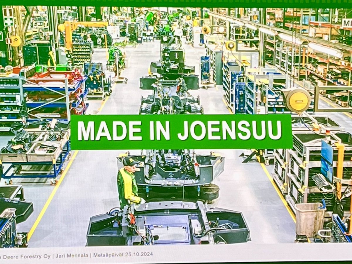 Maailman suurin metsäkonetehdas,tuotantoa jo 1970-luvulta saakka💪#metsäpäivät #kotiseutu