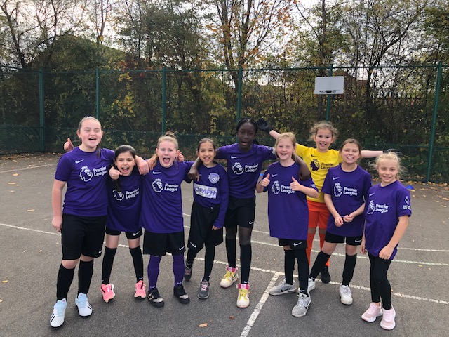 OPA_SHWB's tweet photo. Girl power!!! Check out our amazing girls in their brand new @premierleague funded kit. Inclusivity and opportunities for all i at the core of what we offer in terms of physical activity. Well done girls! https://t.co/pSJvhqDkUi