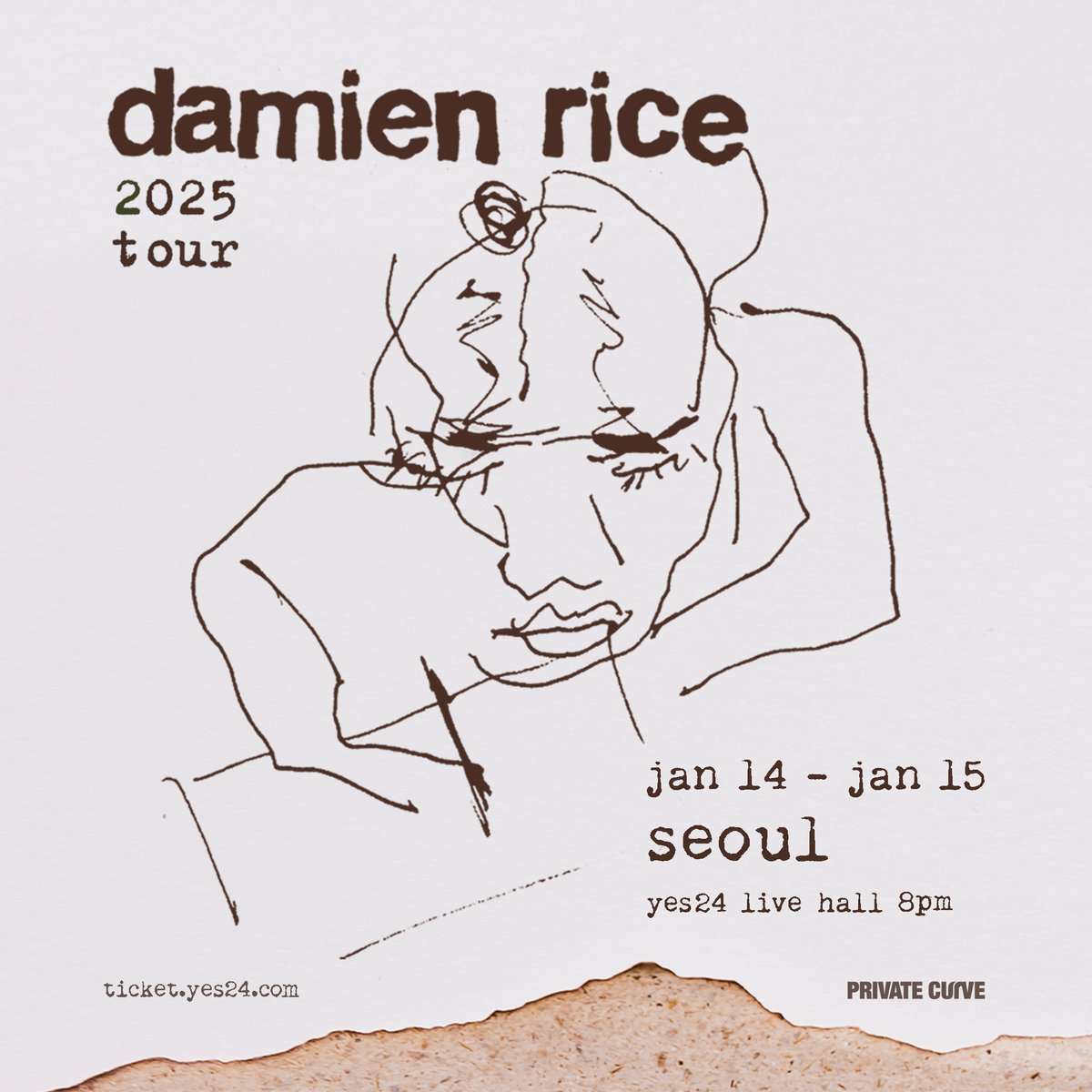 Seoul, South Korea - 2025

15 January - SOLD OUT
14 January - second show added

Tickets:
Korean : ticket.yes24.com/Perf/51296
English : ticket.yes24.com/Pages/English/…