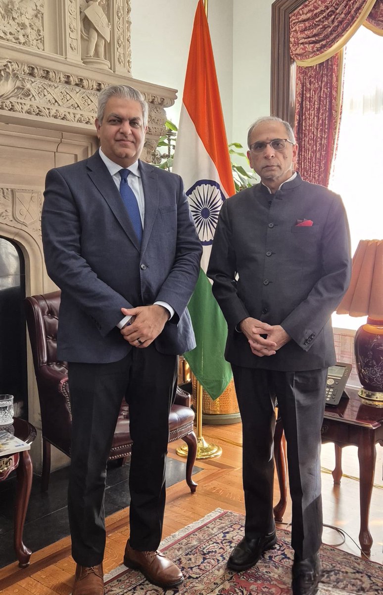 Coalition for Disaster Resilient Infrastructure (@cdri_world) on Twitter photo DG <a href="/AmitProthi/">Amit Prothi</a> met <a href="/AmbVMKwatra/">Amb Vinay Mohan Kwatra</a>, Ambassador of India 🇮🇳 to the USA 🇺🇸 in Washington, D.C. and discussed #CDRI's initiatives to enhance #resilientinfrastructure worldwide. DG <a href="/AmitProthi/">Amit Prothi</a> met <a href="/AmbVMKwatra/">Amb Vinay Mohan Kwatra</a>, Ambassador of India 🇮🇳 to the USA 🇺🇸 in Washington, D.C. and discussed #CDRI's initiatives to enhance #resilientinfrastructure worldwide.