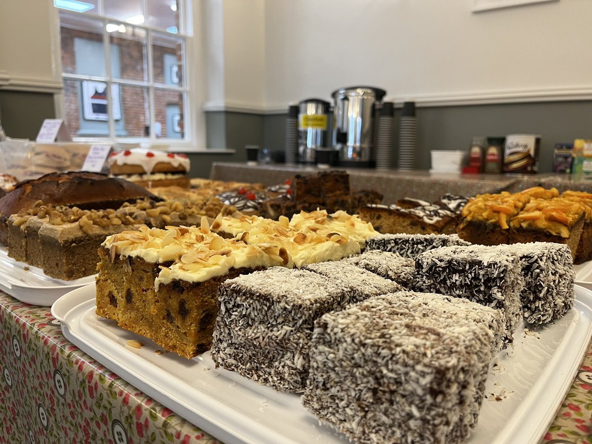 We are open and busy. There’s plenty of onsite parking and don’t forget we have fantastic cafe serving sandwiches and delicious homemade cakes.