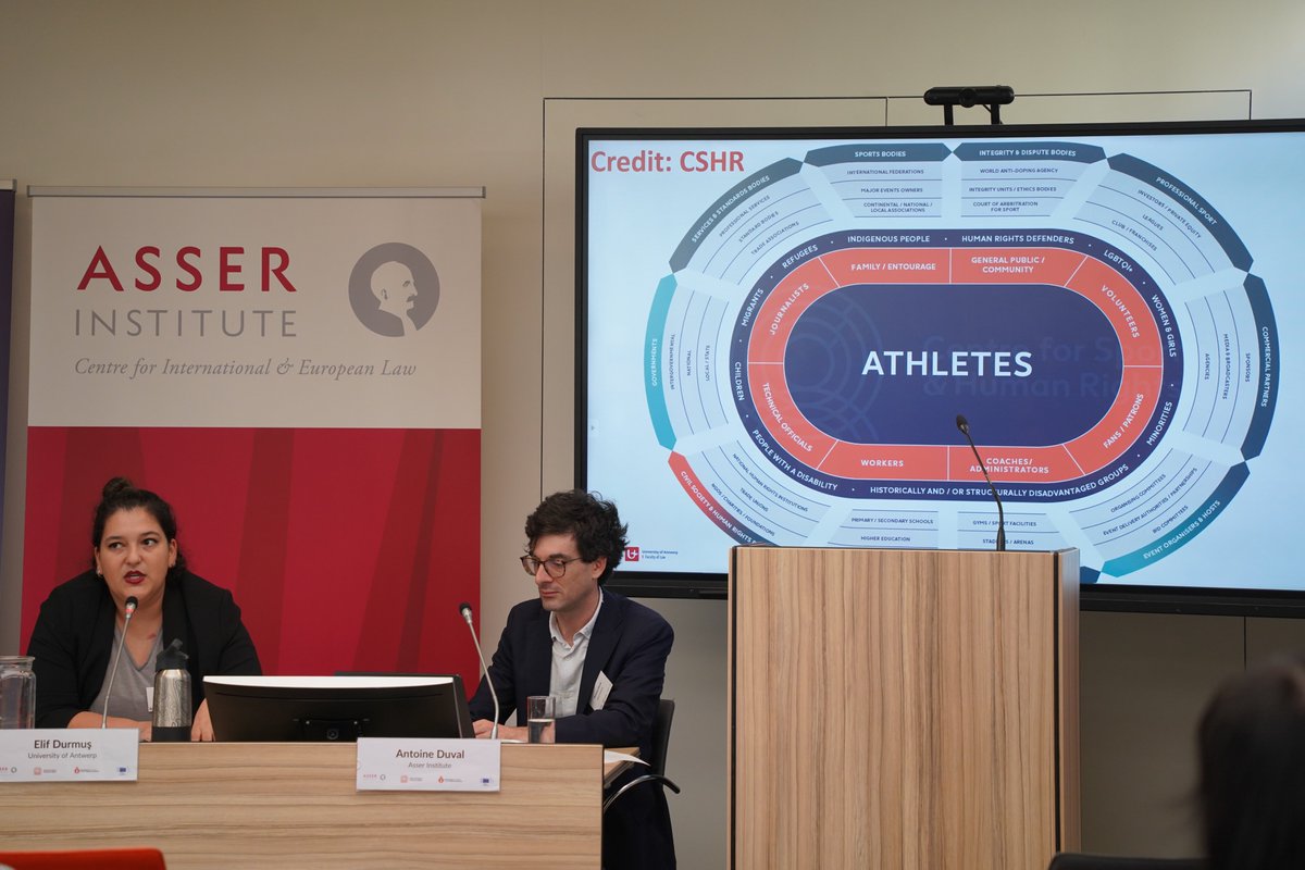 Centre for Sport & Human Rights (@sportandrights) on Twitter photo Over 60 people joined us this week at the 1st conference of the Global #Sport & #HumanRights Research Network, "Global research conference on athletes’ rights", jointly organised with <a href="/TMCAsser/">T.M.C. Asser Instituut</a>
& the <a href="/HEROProjectEU/">HERO Project</a>
Join the Network! bit.ly/3Um9lnM #TeamHumanRights Over 60 people joined us this week at the 1st conference of the Global #Sport & #HumanRights Research Network, "Global research conference on athletes’ rights", jointly organised with <a href="/TMCAsser/">T.M.C. Asser Instituut</a>
& the <a href="/HEROProjectEU/">HERO Project</a>
Join the Network! bit.ly/3Um9lnM #TeamHumanRights