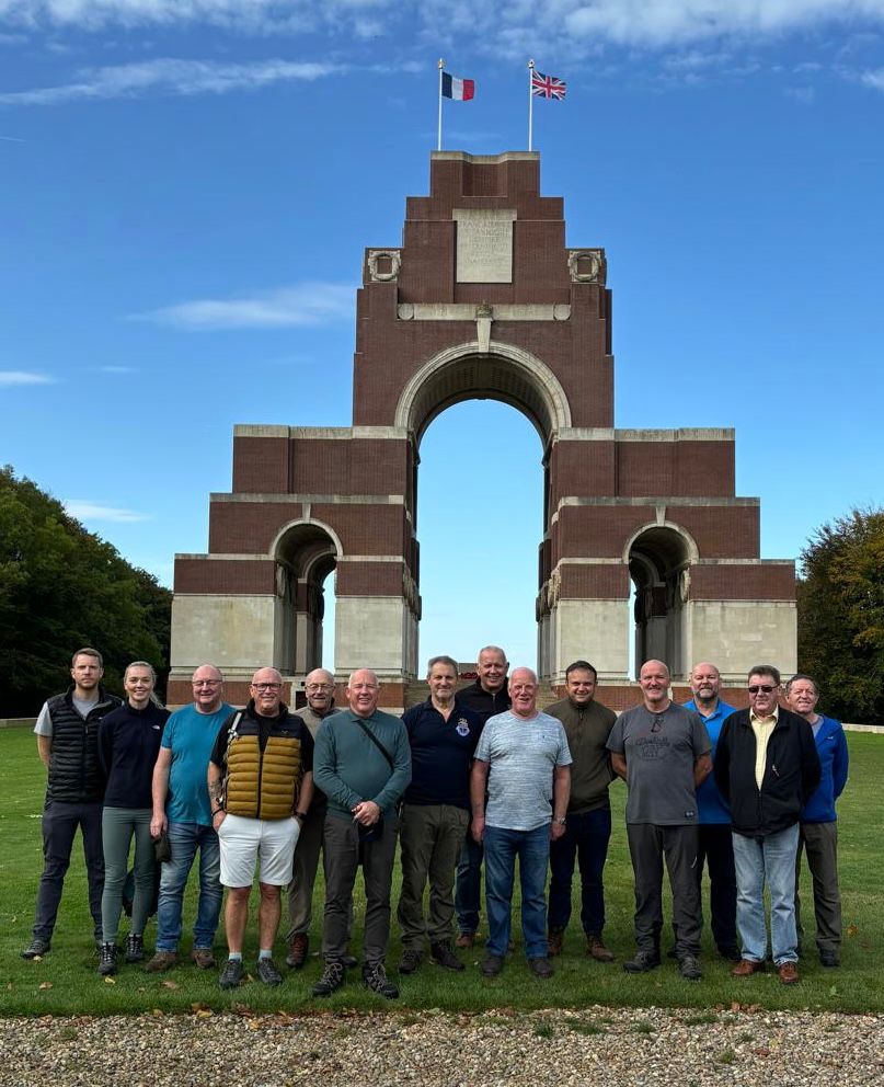 Seven members of the Market Drayton Royal British Legion recently visited Northern France and Belgium on a Battlefield Study of The Somme and Ypres campaigns, along with a group from The Royal Irish Association.  Within  the group was our Armed Forces Champion Cllr Ian Nellins.
