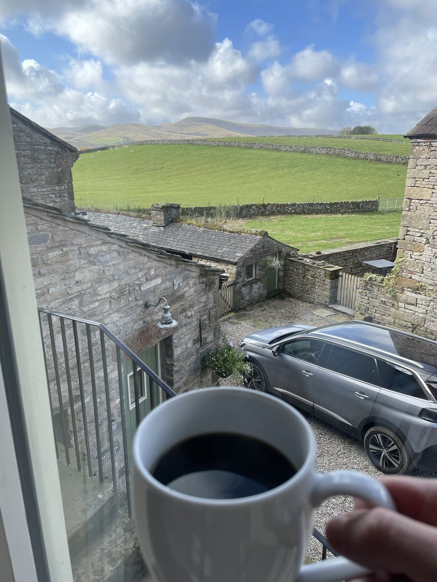 I’ve had a lovely week with my family, just on the outskirts of the Howgill Fells. I will miss this view every morning with my cup of coffee. ☕️ 🏔️