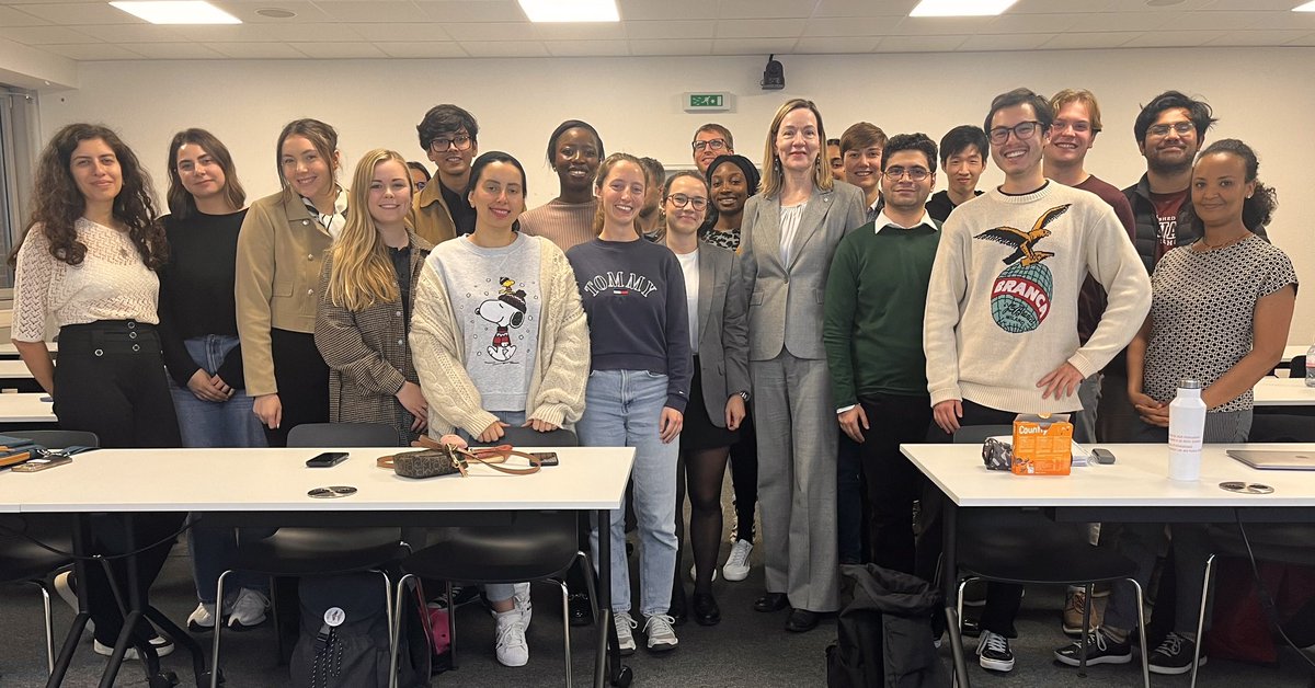 Marcia V. J. KRAN (@marciavjkran1) on Twitter photo Delighted to give a guest lecture on the Role, Functions and Impact of <a href="/UNTreatyBodies/">UN Treaty Bodies</a> to the motivated students of the Geneva Academy of International Humanitarian Law and Human Rights. They also had a chance to observe a session of the #UNHumanRightsCommittee. Delighted to give a guest lecture on the Role, Functions and Impact of <a href="/UNTreatyBodies/">UN Treaty Bodies</a> to the motivated students of the Geneva Academy of International Humanitarian Law and Human Rights. They also had a chance to observe a session of the #UNHumanRightsCommittee.