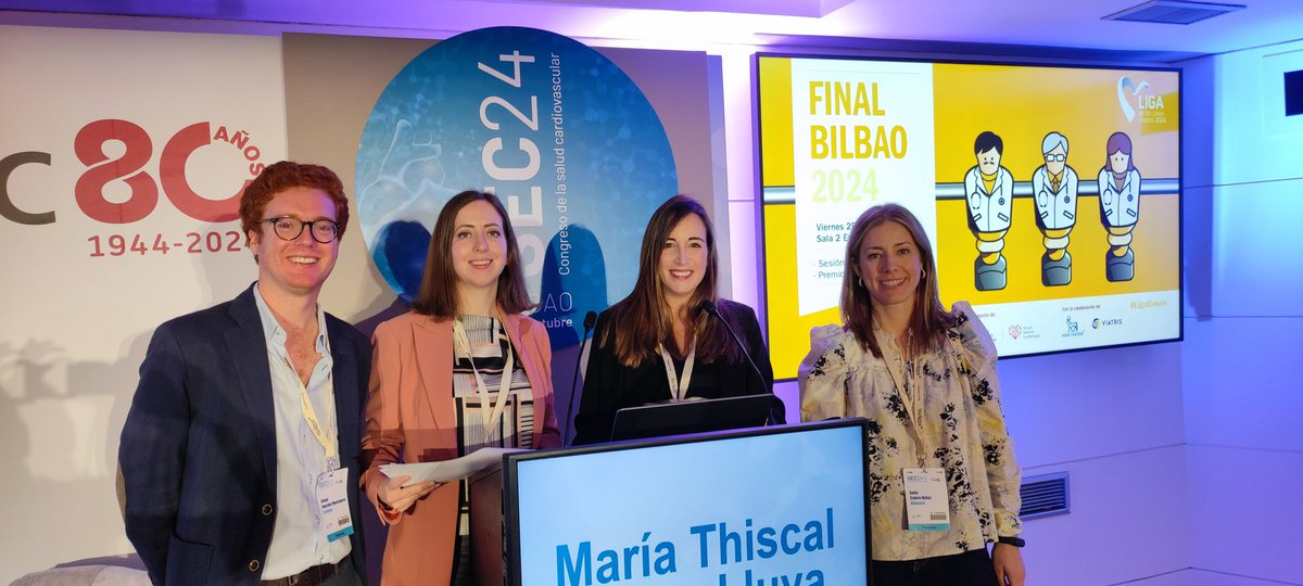 Soc Esp Cardiología (@secardiologia) on Twitter photo Ultimando detalles para la #LigaCasos con el jurado de Jóvenes Cardiólogos:
👤Cristina Lozano
👤 María Thiscal Lluva
👤Rafael González Manzanares
👤 Sofía Calero
¿Preparados?
❄️De Winter Hospital (<a href="/CardiologiaHvn/">Cardiología HUVN Granada</a>)
🎩Peaky Binders (<a href="/CardioHULP/">Cardiología La Paz</a>)
🗑️Stentway to Heaven Ultimando detalles para la #LigaCasos con el jurado de Jóvenes Cardiólogos:
👤Cristina Lozano
👤 María Thiscal Lluva
👤Rafael González Manzanares
👤 Sofía Calero
¿Preparados?
❄️De Winter Hospital (<a href="/CardiologiaHvn/">Cardiología HUVN Granada</a>)
🎩Peaky Binders (<a href="/CardioHULP/">Cardiología La Paz</a>)
🗑️Stentway to Heaven