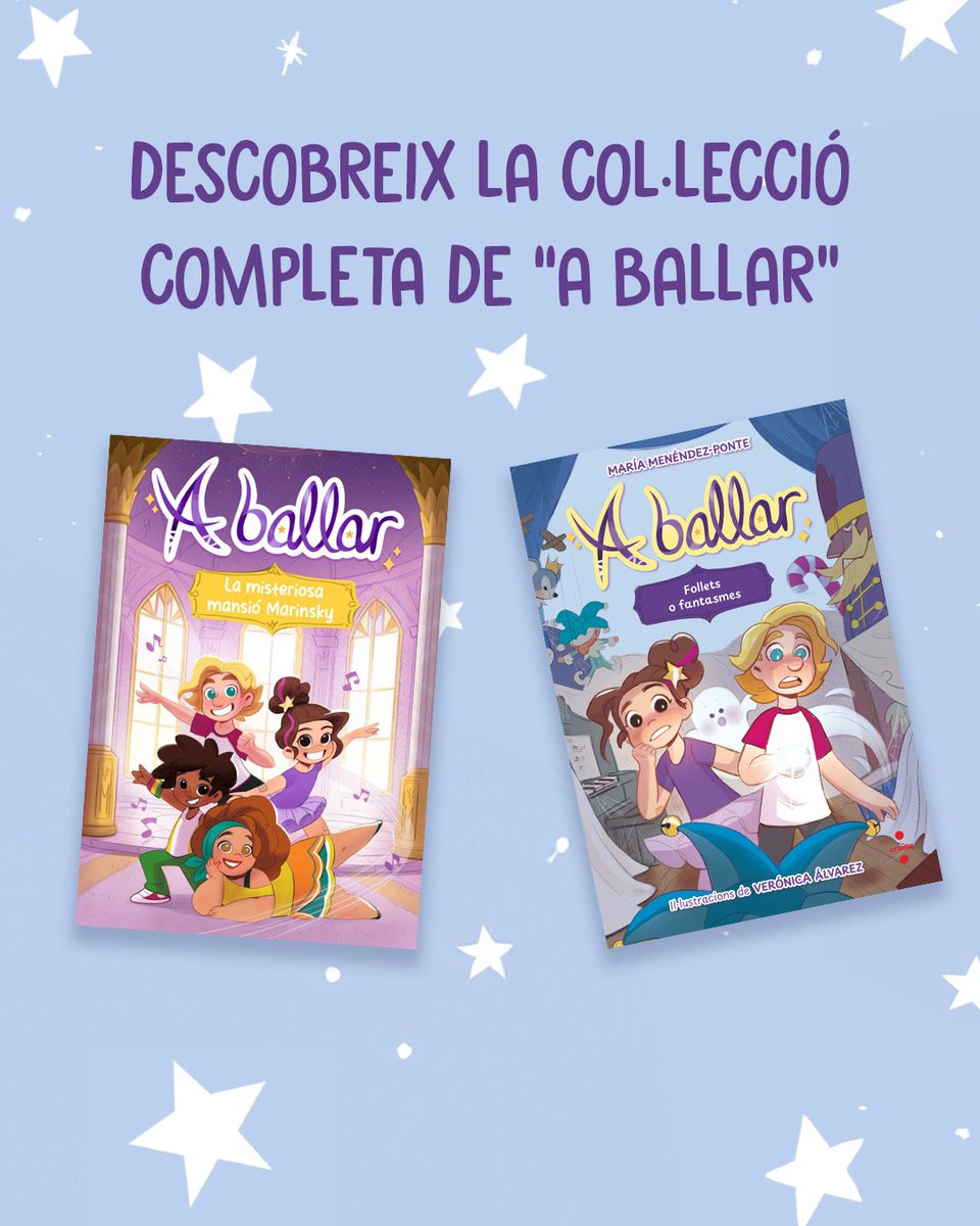 🎶 “#ABallar2 : Follets o fantasmes” seguirà atrapant aquests lectors amants del ball i el misteri. Els nous alumnes de la peculiar Mansió Marinski, la millor escola de ball del món, continuen adaptant-se a la seva nova vida mentre aprenen un munt i enforteixen la seva amistat.