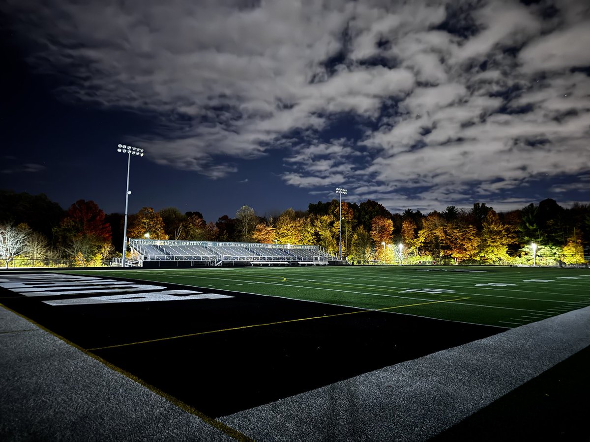 12 hours to Kickoff! 9-0 vs 9-0. Let's Pack the Vet tonight! Go Greenmen!