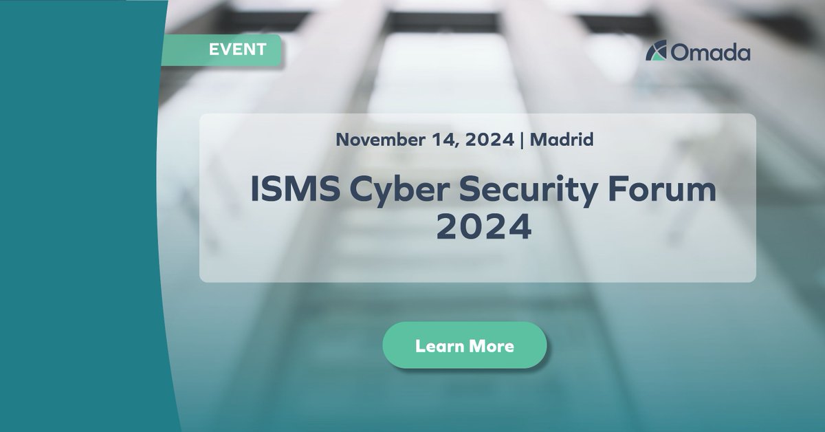 OmadaIdentity's tweet image. Join Omada at the #CyberSecurityForum 2024 in Spain 🎉 Stop by our booth to explore our #IGA solution, start with a quick IGA maturity assessment, and get a copy of our best-practice process framework for IGA success.

Register now 👉

bit.ly/4e6JreO
