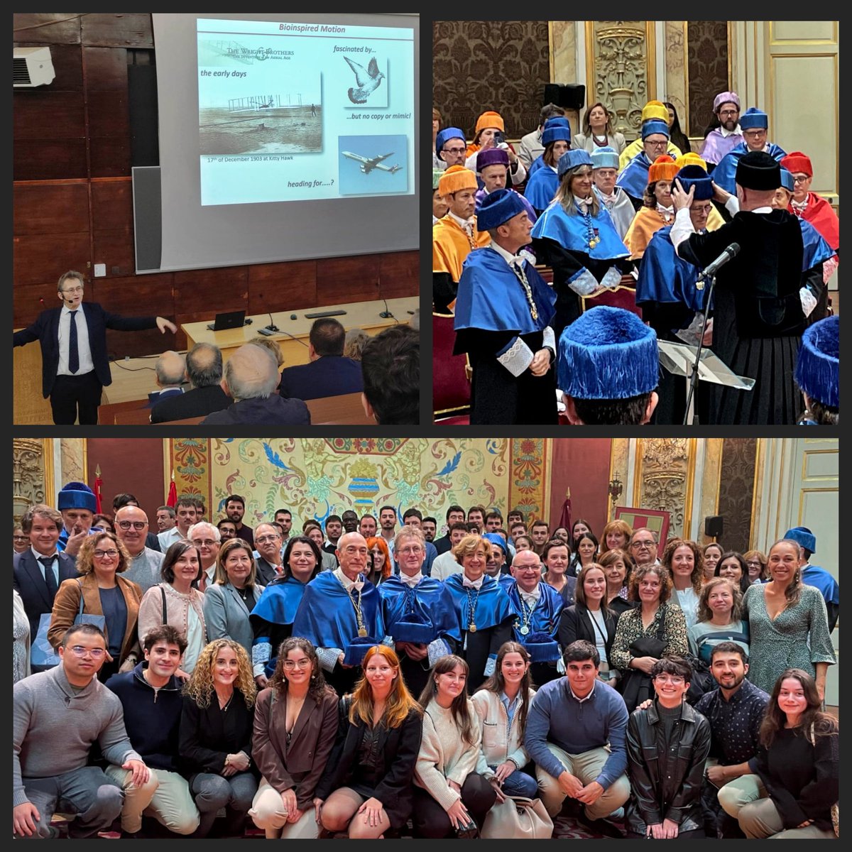 Still thrilled about what we experienced on Wednesday at <a href="/quimicasUCM/">Facultad de Químicas UCM</a>! We were privileged to enjoy an inspiring talk by the #ChemistryNobelPrize Prof. Feringa and to attend the solemn act of conferring the title of #DoctorHonorisCausa by <a href="/unicomplutense/">Complutense</a>!#InspiringScience
