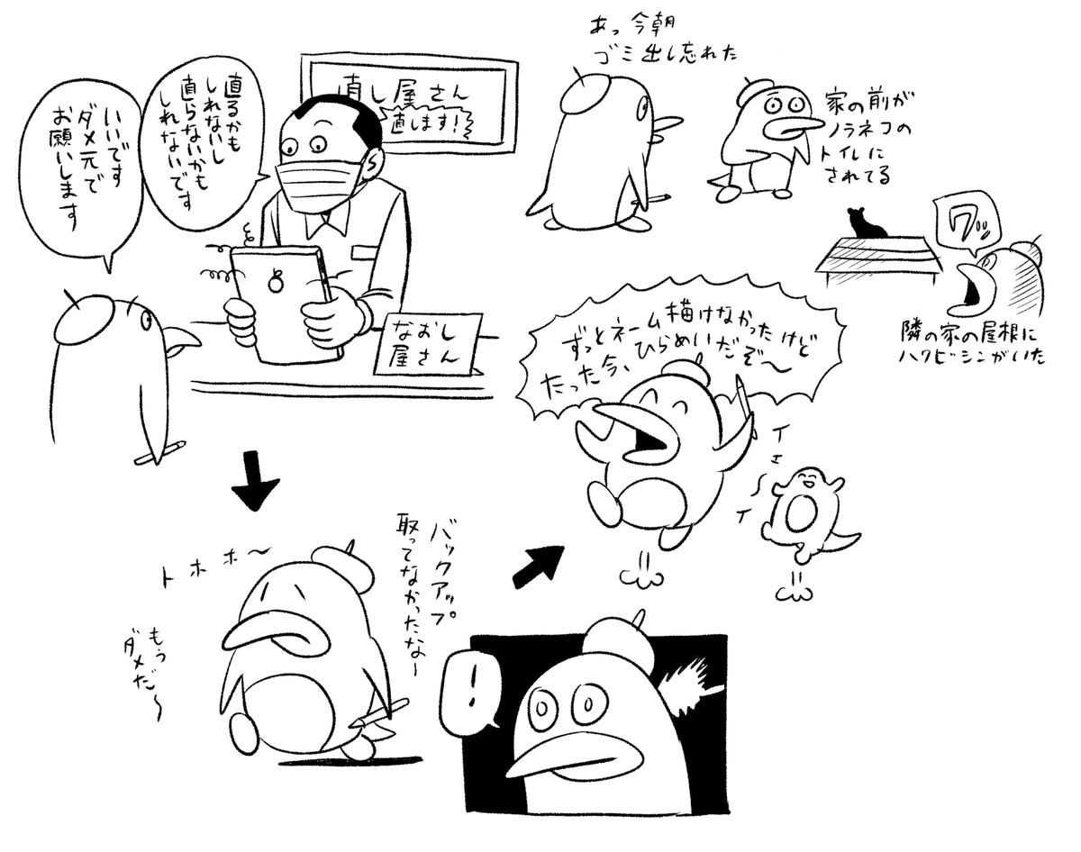 作者近況(代理:ペンギン) 