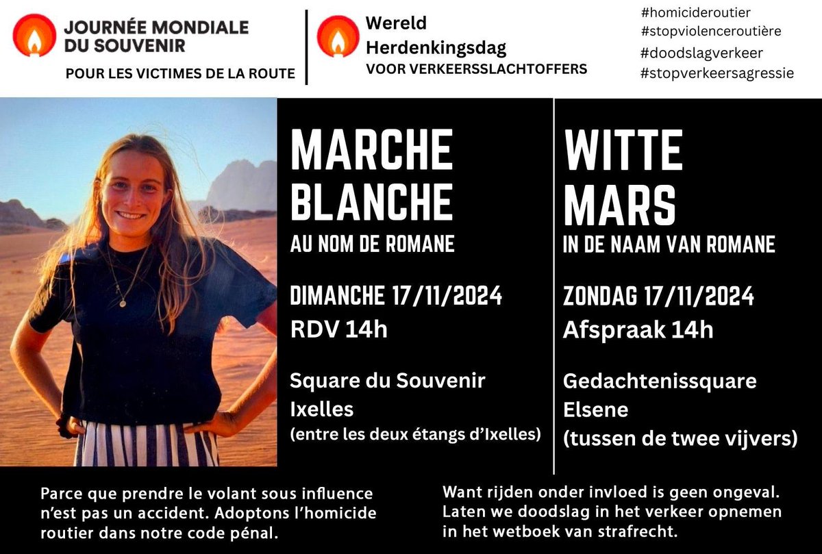 En Belgique, chaque jour, des 1000s de conducteurs prennent le volant sous l’emprise de l’alcool ou de drogues. Malgré les nombreuses vies perdues, la législation actuelle ne prévoit de sanctions à la hauteur du drame engendré par ces actes.